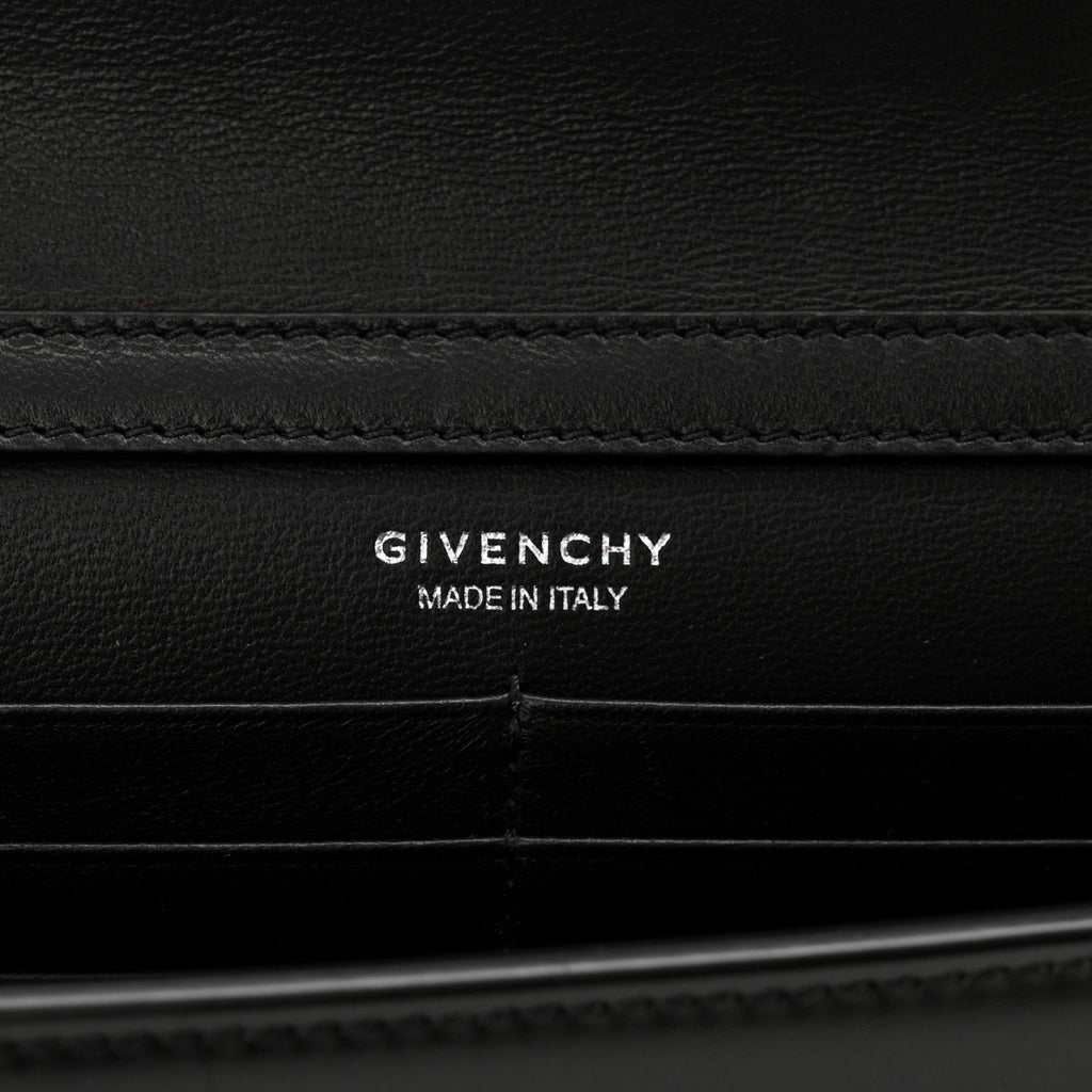 Box Calfskin 4G Wallet on Chain Black