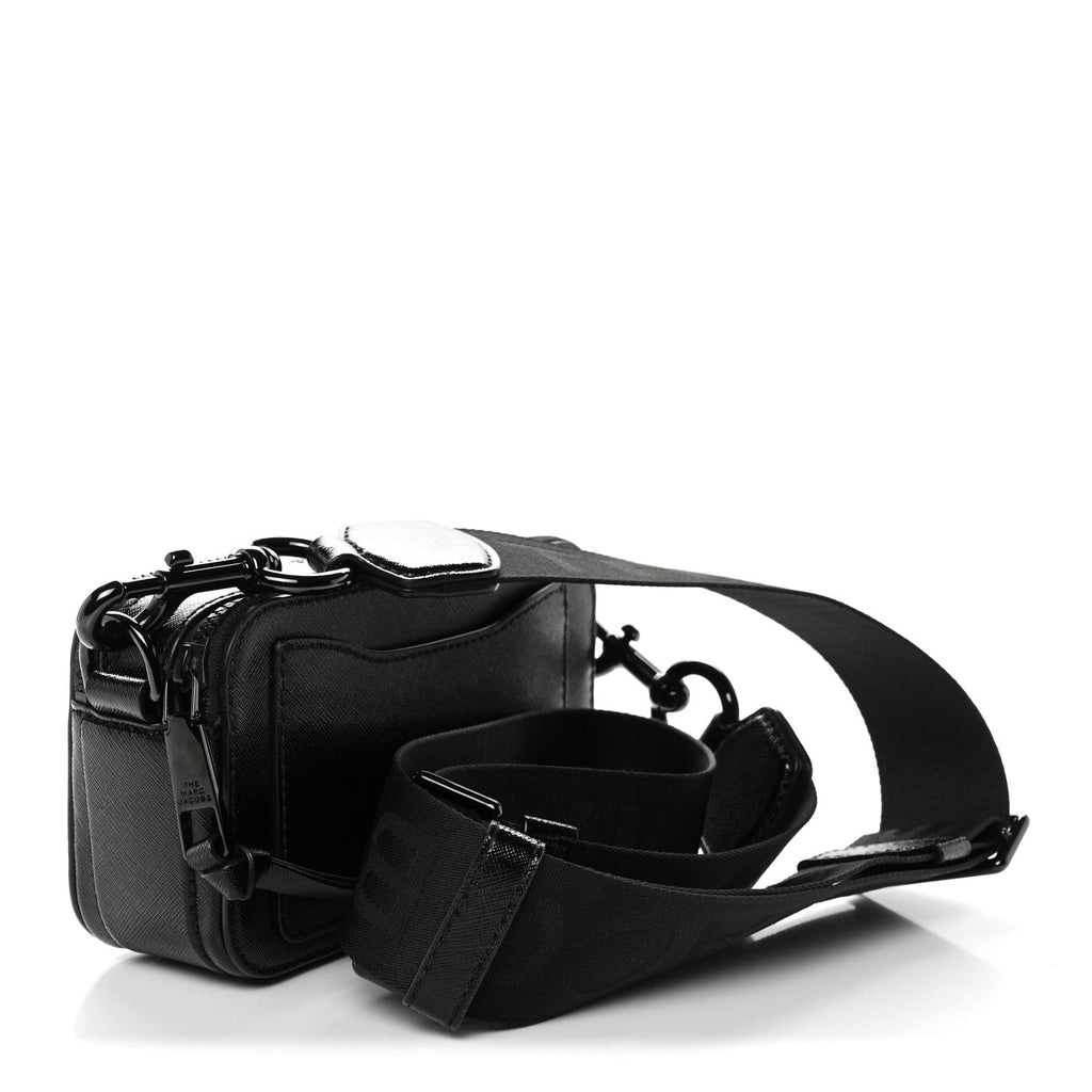 Saffiano Snapshot Camera Bag Black