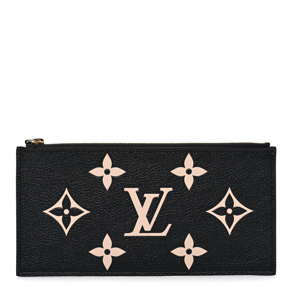 Empreinte Monogram Giant Crafty Pochette Felicie Zippered Insert Black