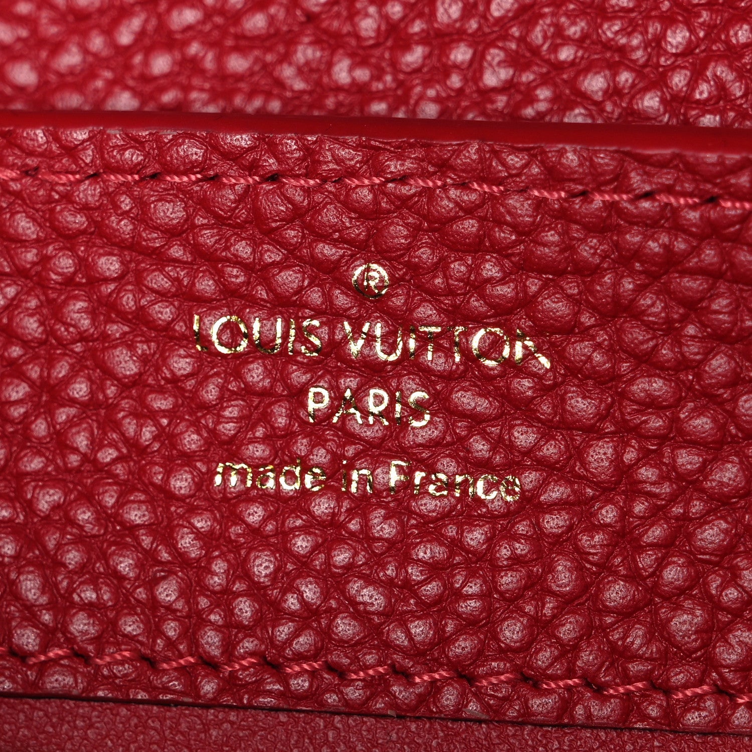Taurillon Mini Capucines Scarlet