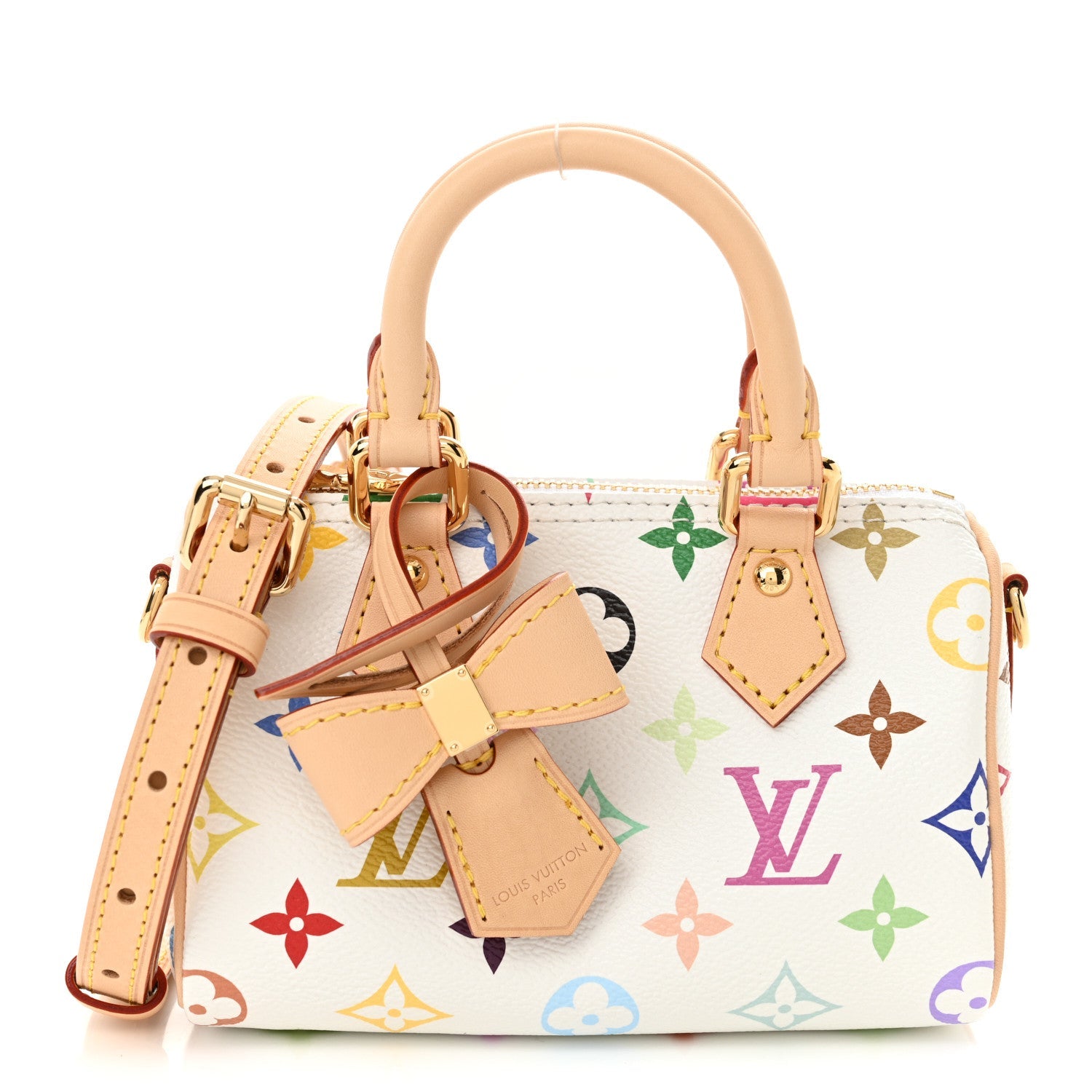LV X TM Monogram Multicolor Nano Speedy White