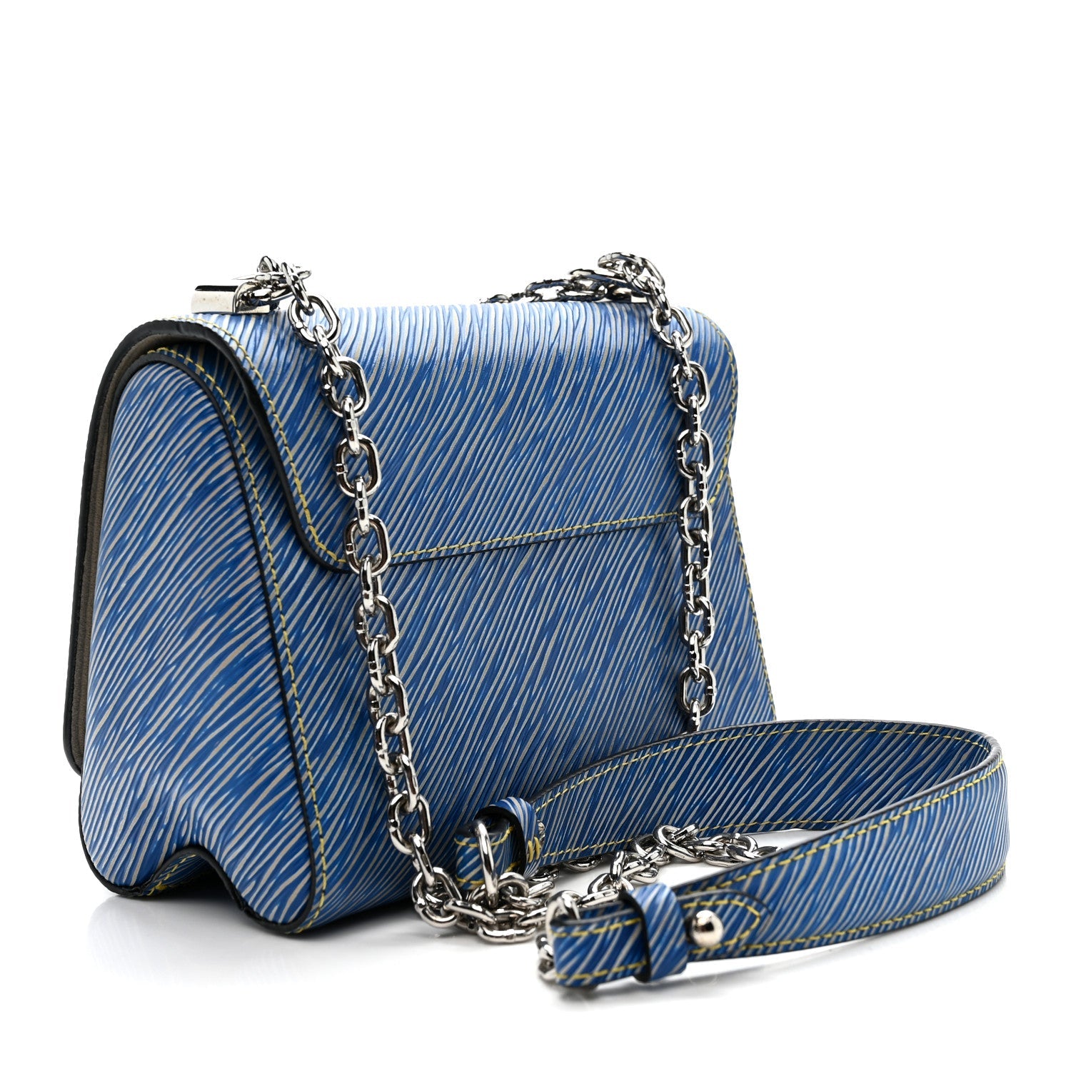 Epi Twist Shoulder Bag PM Denim Light