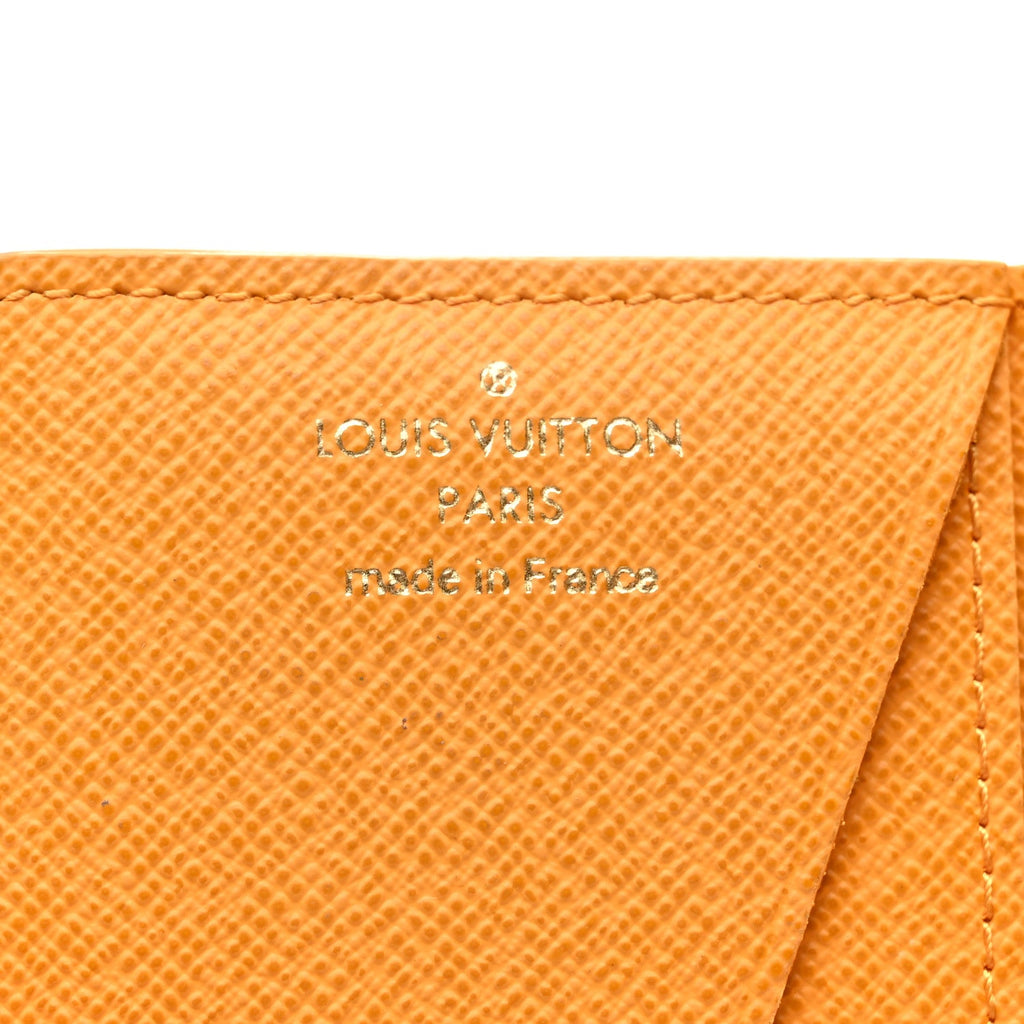Monogram Heritage Pocket Organizer Safran Yellow