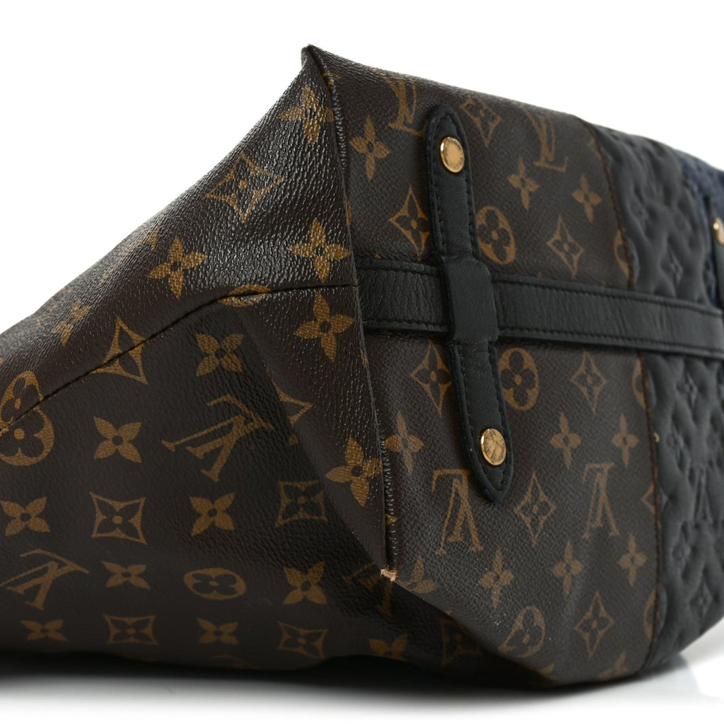 Monogram Stripes Medium Bag Marine