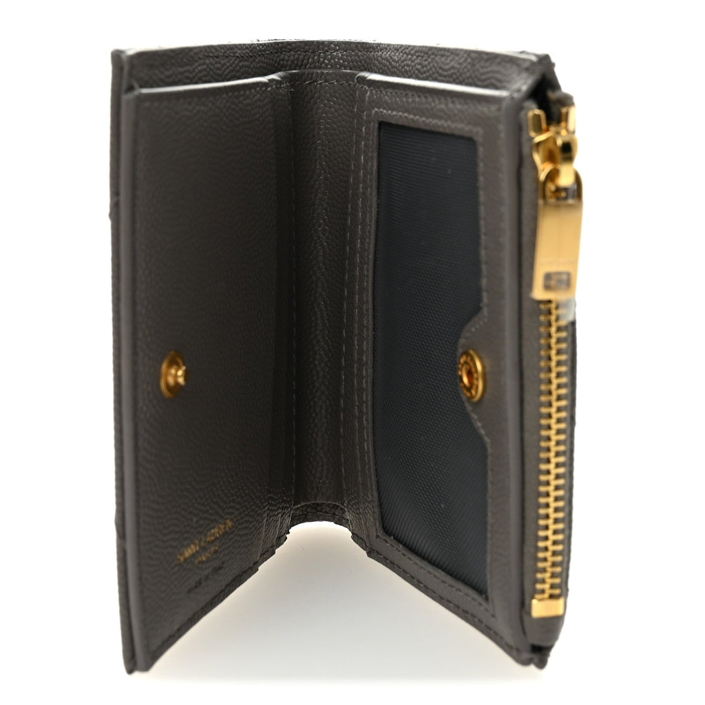 Grain De Poudre Matelasse Chevron Monogram Zipped  Case Tech Fog