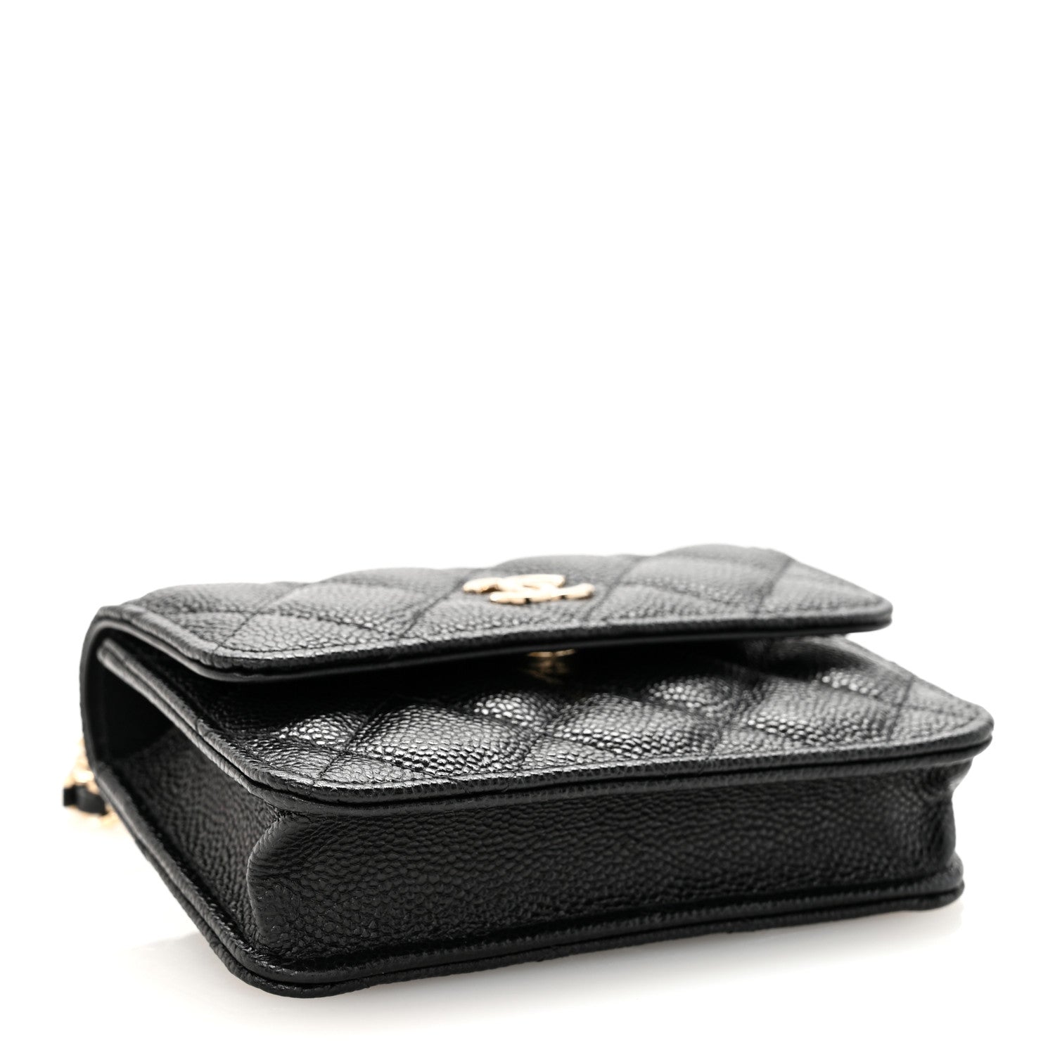 Caviar Quilted Belt Bag Black