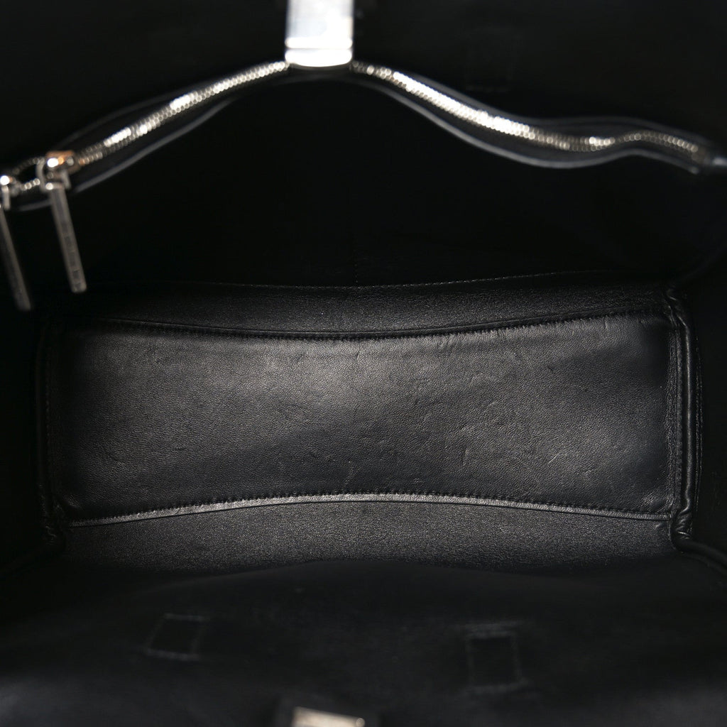 Smooth Calfskin Small Bel Air Carry All Bag Black