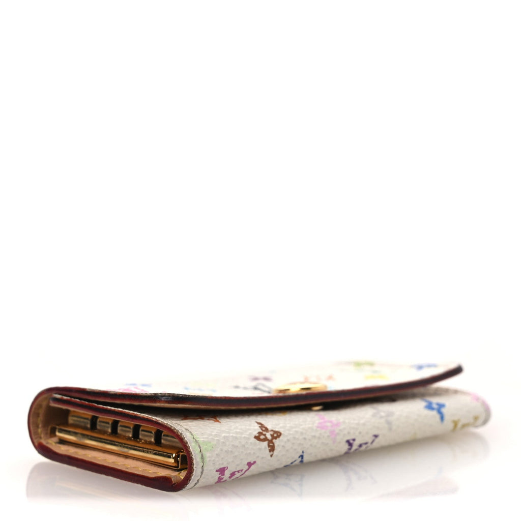 Monogram Multicolor Multicles 4 Key Holder White