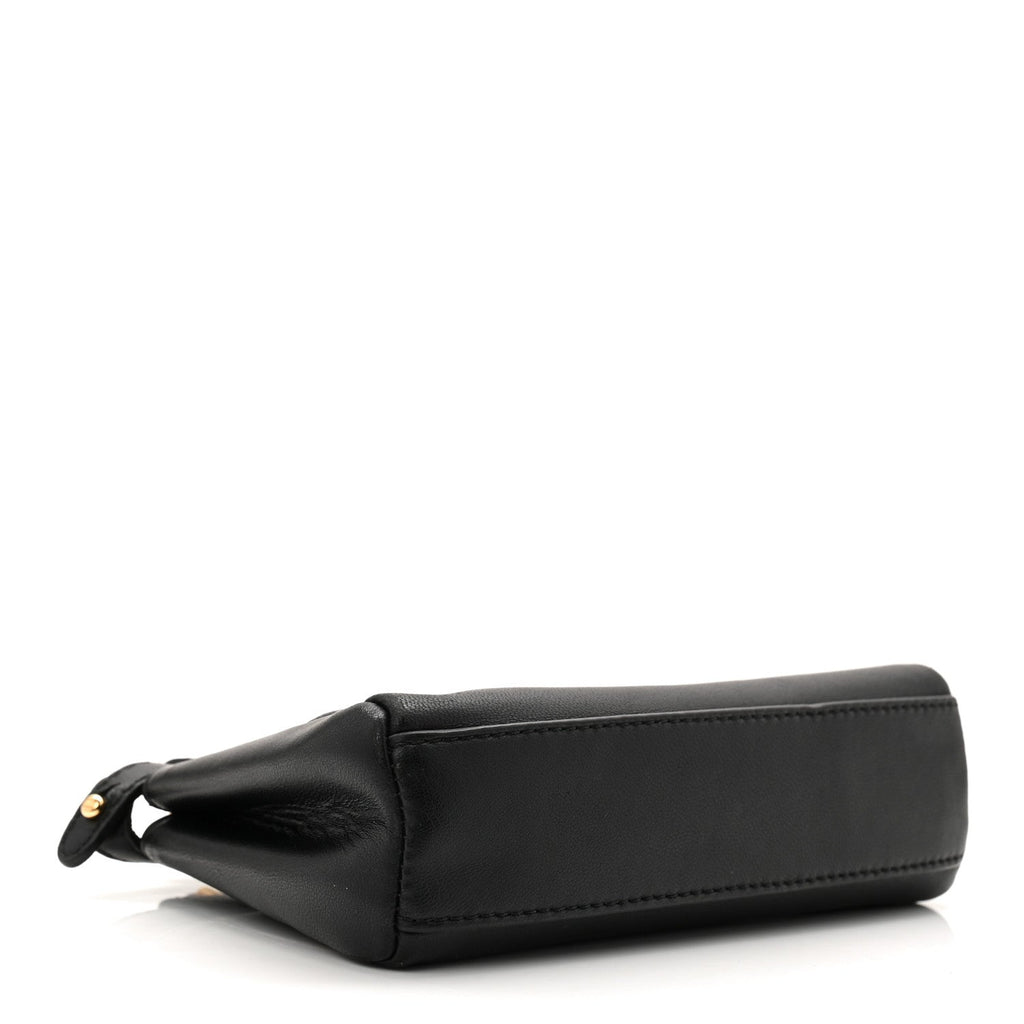 Nappa Micro Peekaboo Iconic Satchel Black