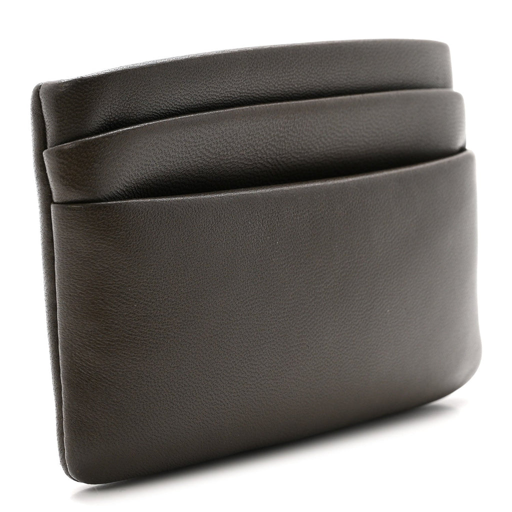 Padded Lambskin Monogram Zip  Holder Light Musk
