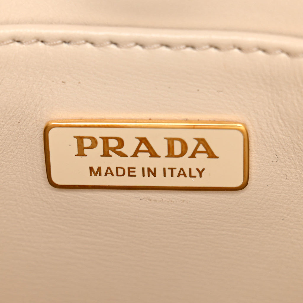 Spazzolato Cleo Shoulder Bag Avorio