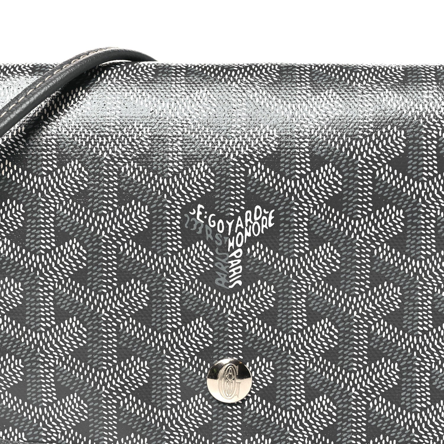 Goyardine Plumet Wallet Clutch Grey