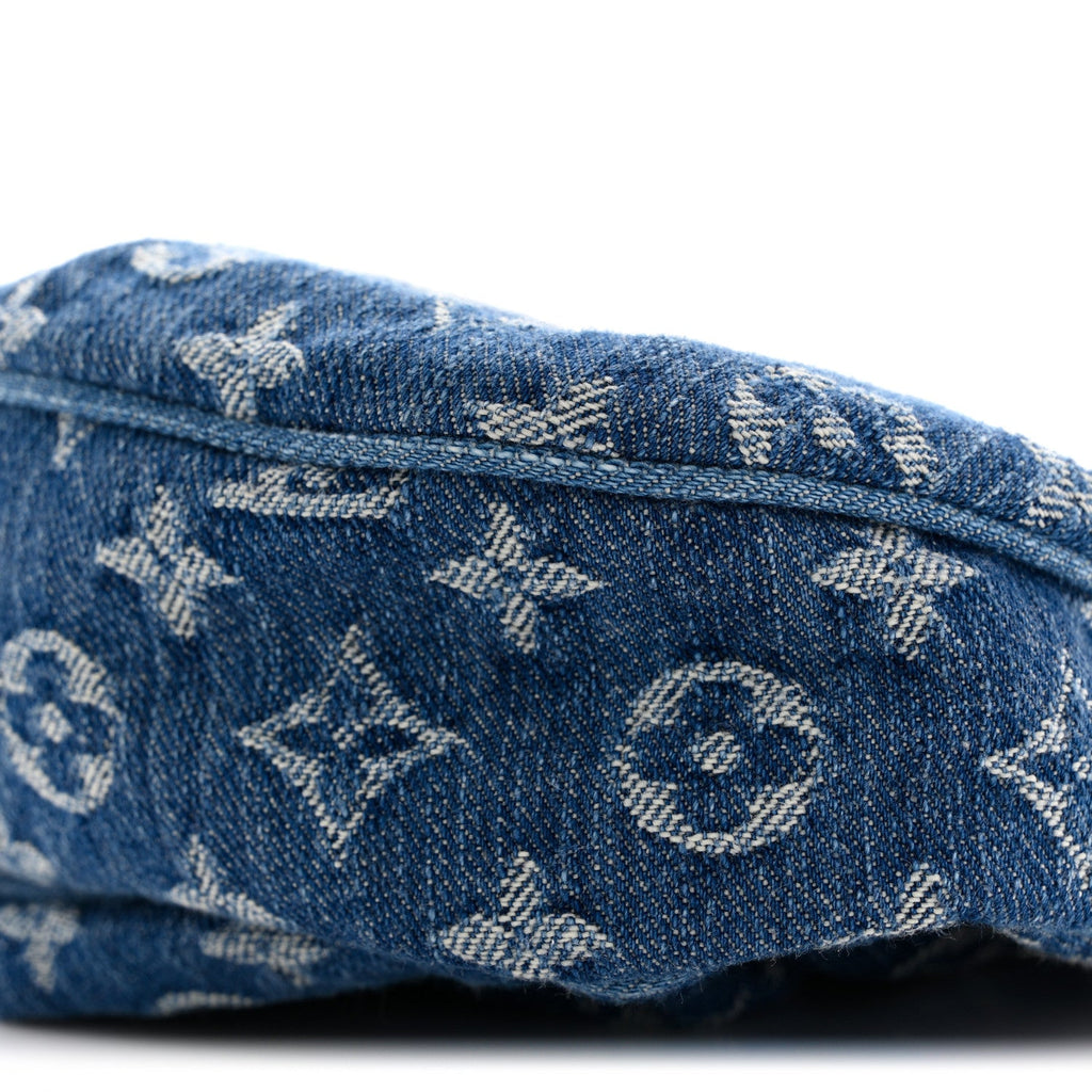 Monogram Denim Pochette Valley Blue
