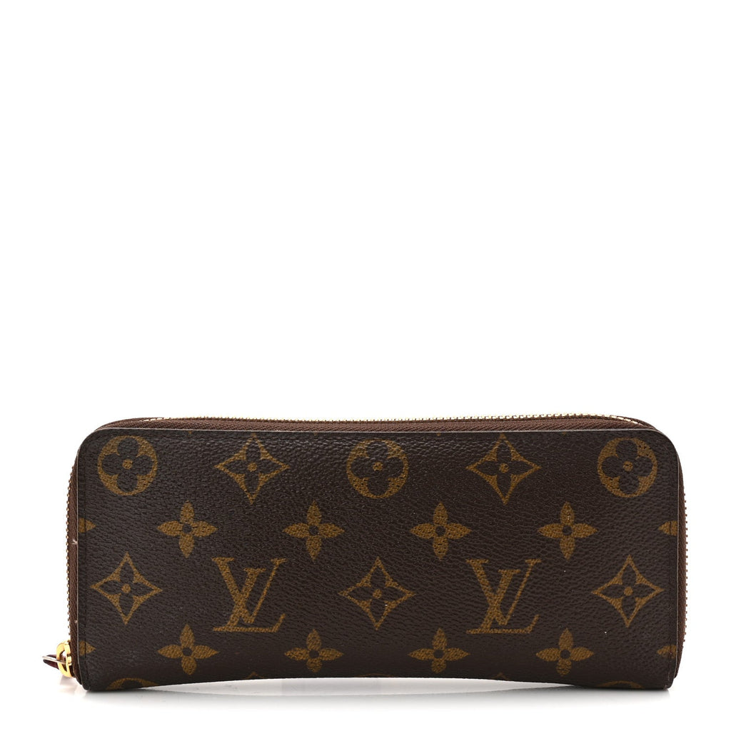 Monogram Clemence Wallet Fuchsia