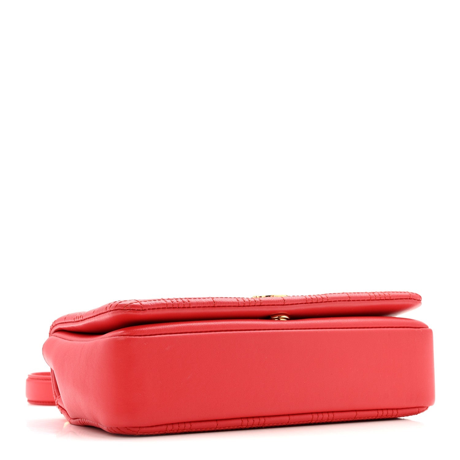 Lambskin Quilted Small Lola Bag Bright Red