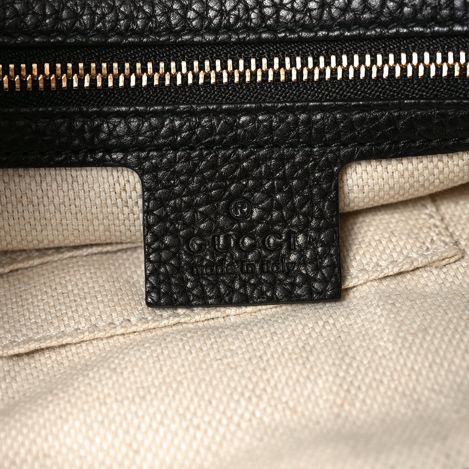 Pebbled Calfskin Medium Soho Chain Shoulder Bag Black