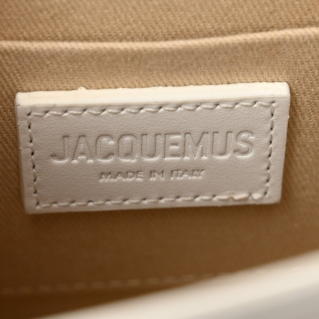 Smooth Calfskin Le Chiquito Noeud White