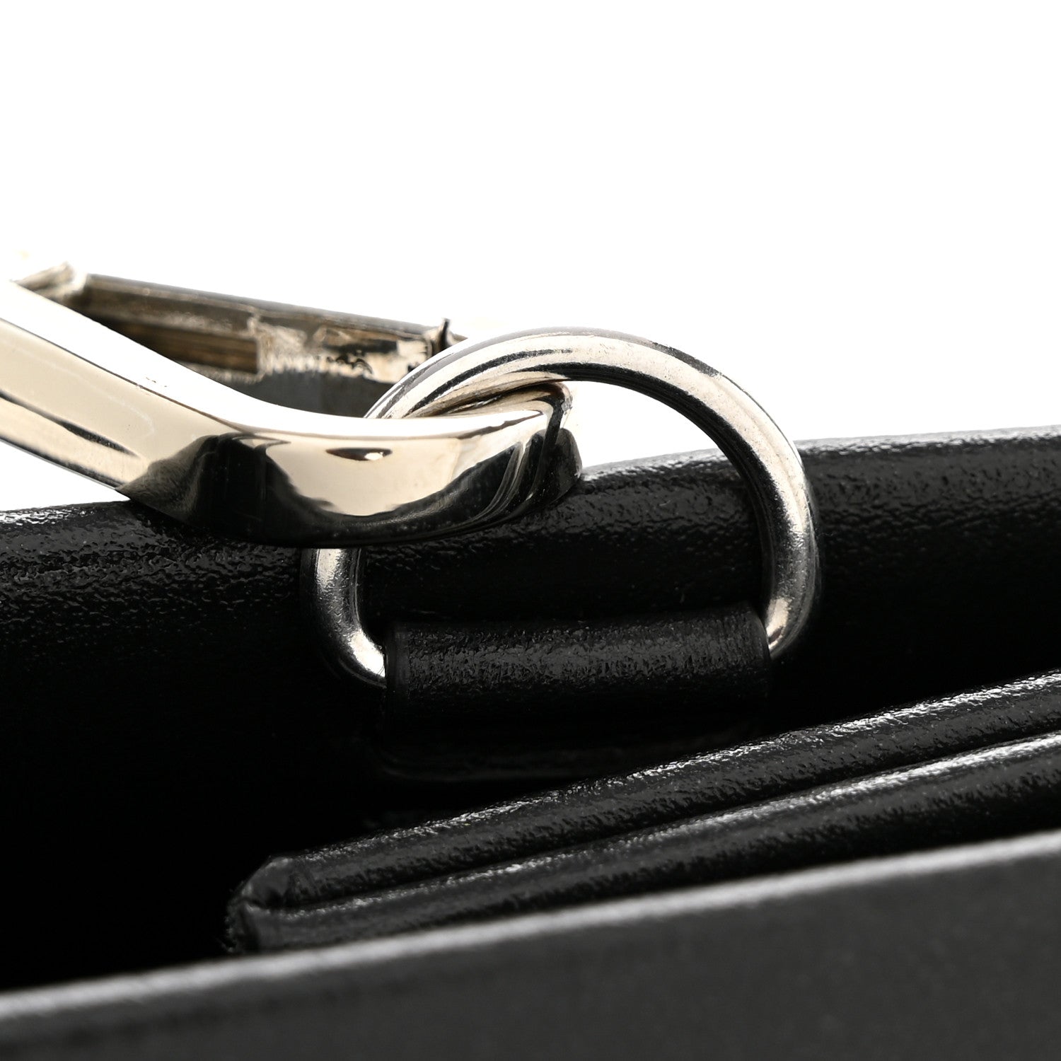Calfskin Medium Box Bag Black