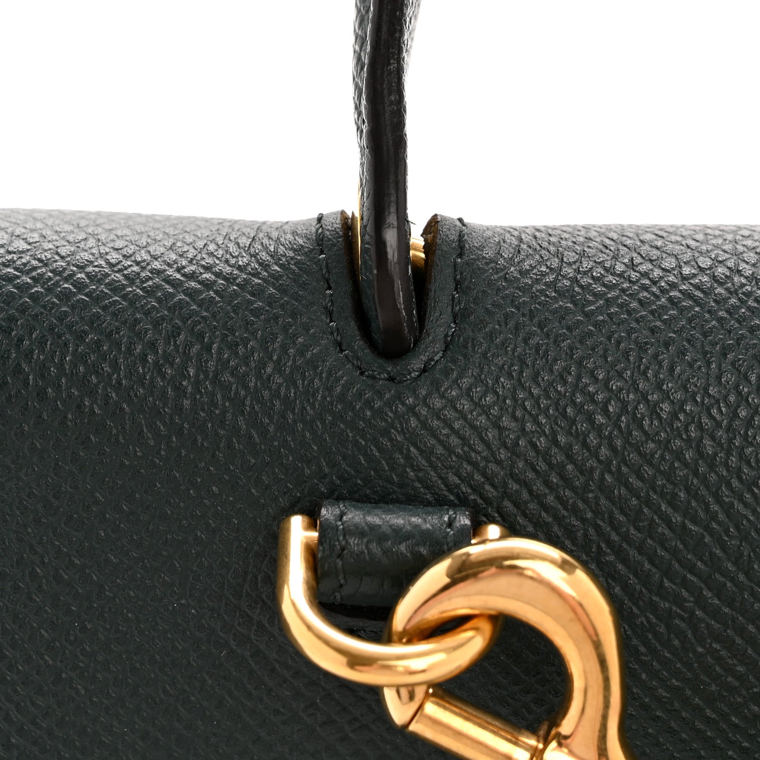 Grained Calfskin Micro Belt Bag Amazone