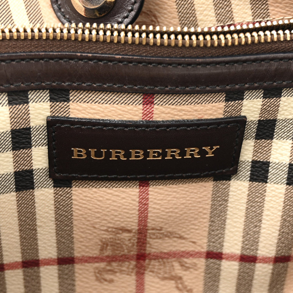 Haymarket Check Small Canterbury Tote Chocolate