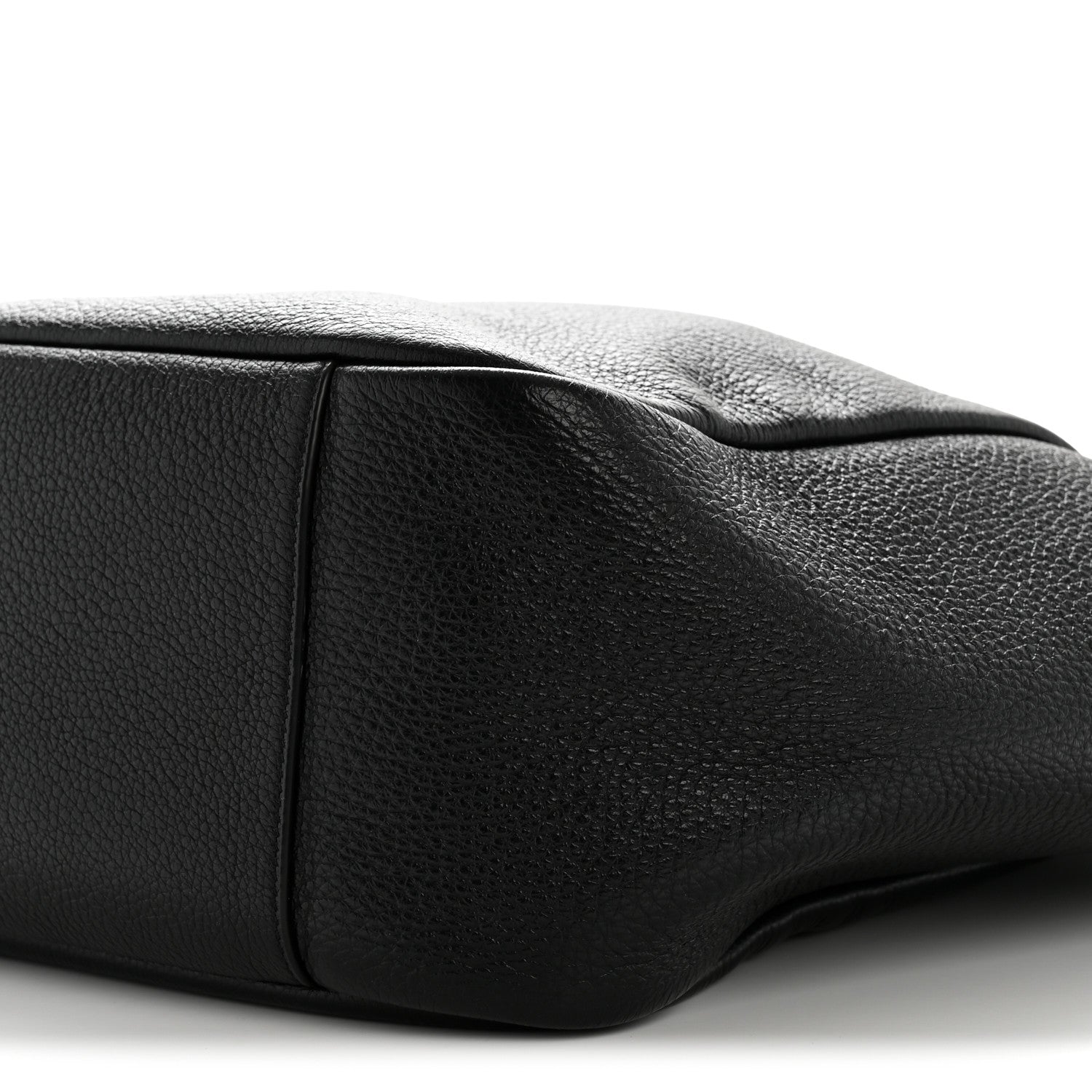 Grained Deerskin Bea Tote Black