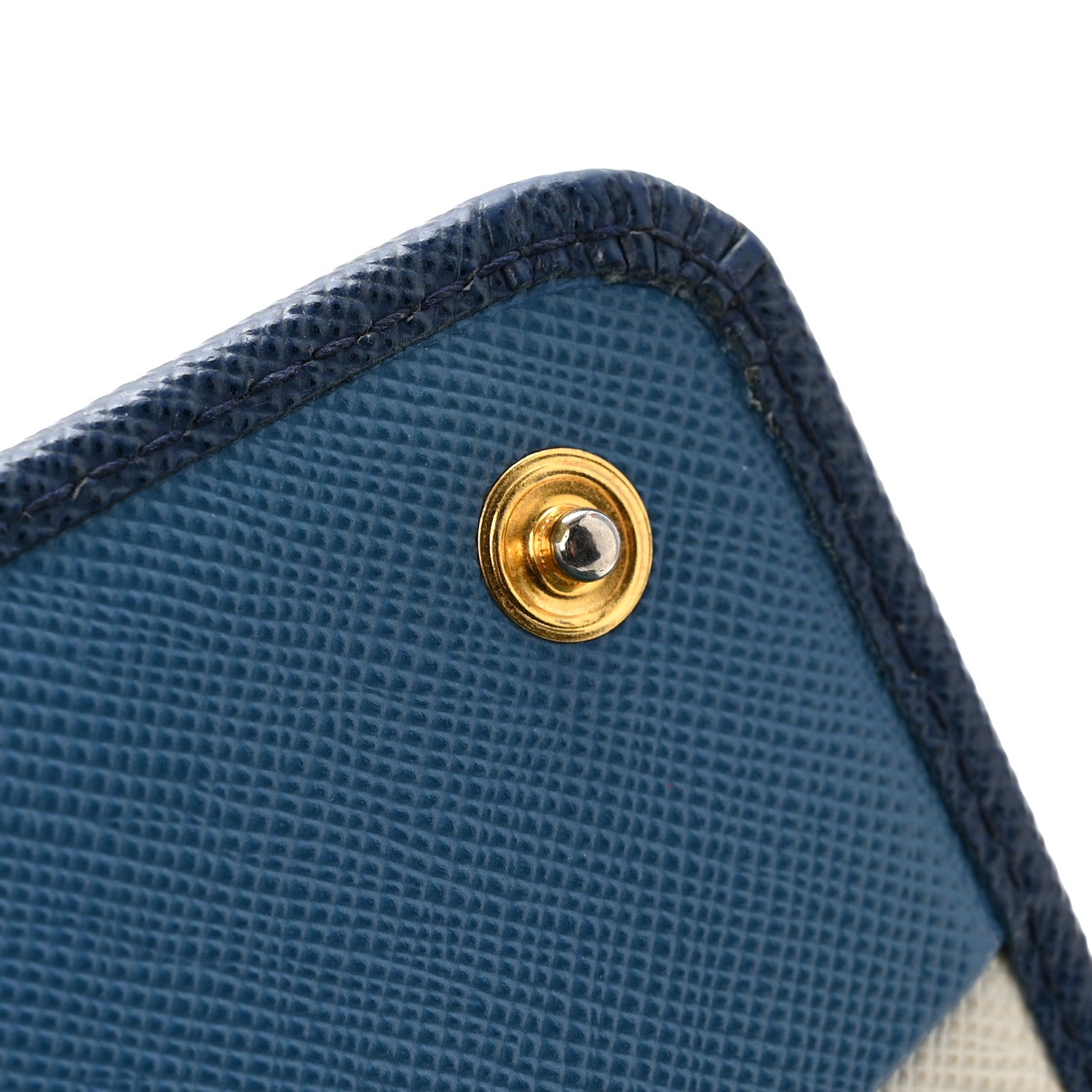 Saffiano Metal Continental Flap Wallet Bluette Cobalto Turchese