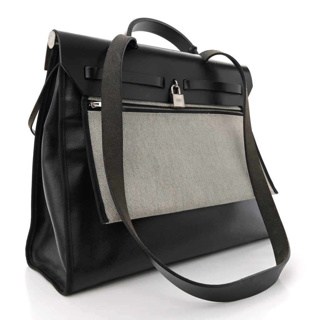 Toile H Berline Vache Hunter Herbag Zip 39 MM Black Ecru