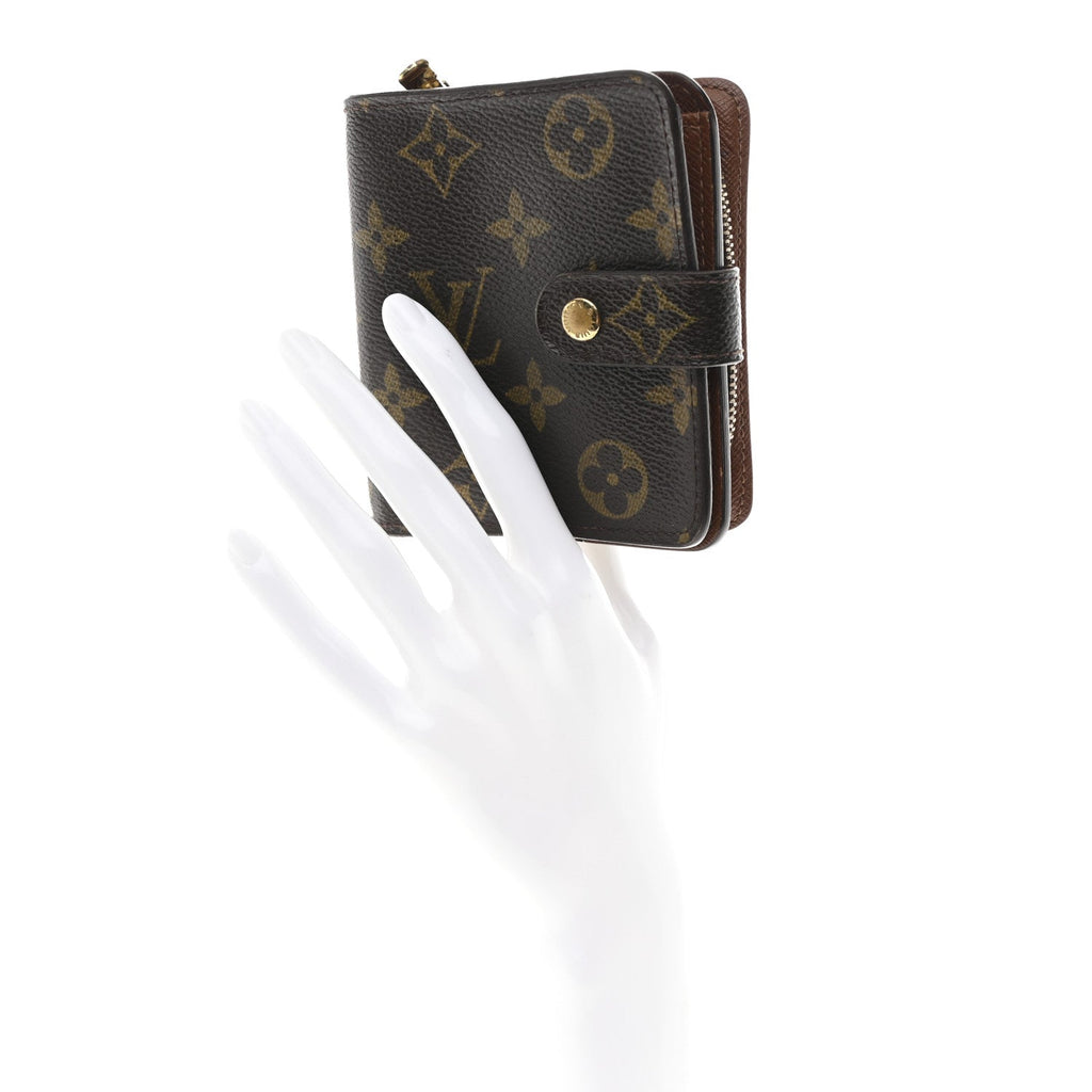Monogram Compact Zippe Zipped Wallet