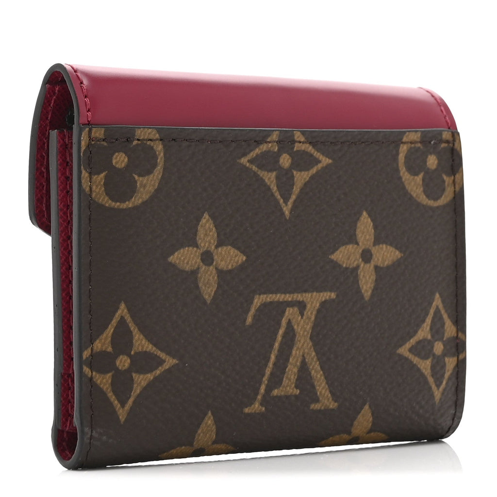 Monogram Zoe Wallet Fuchsia