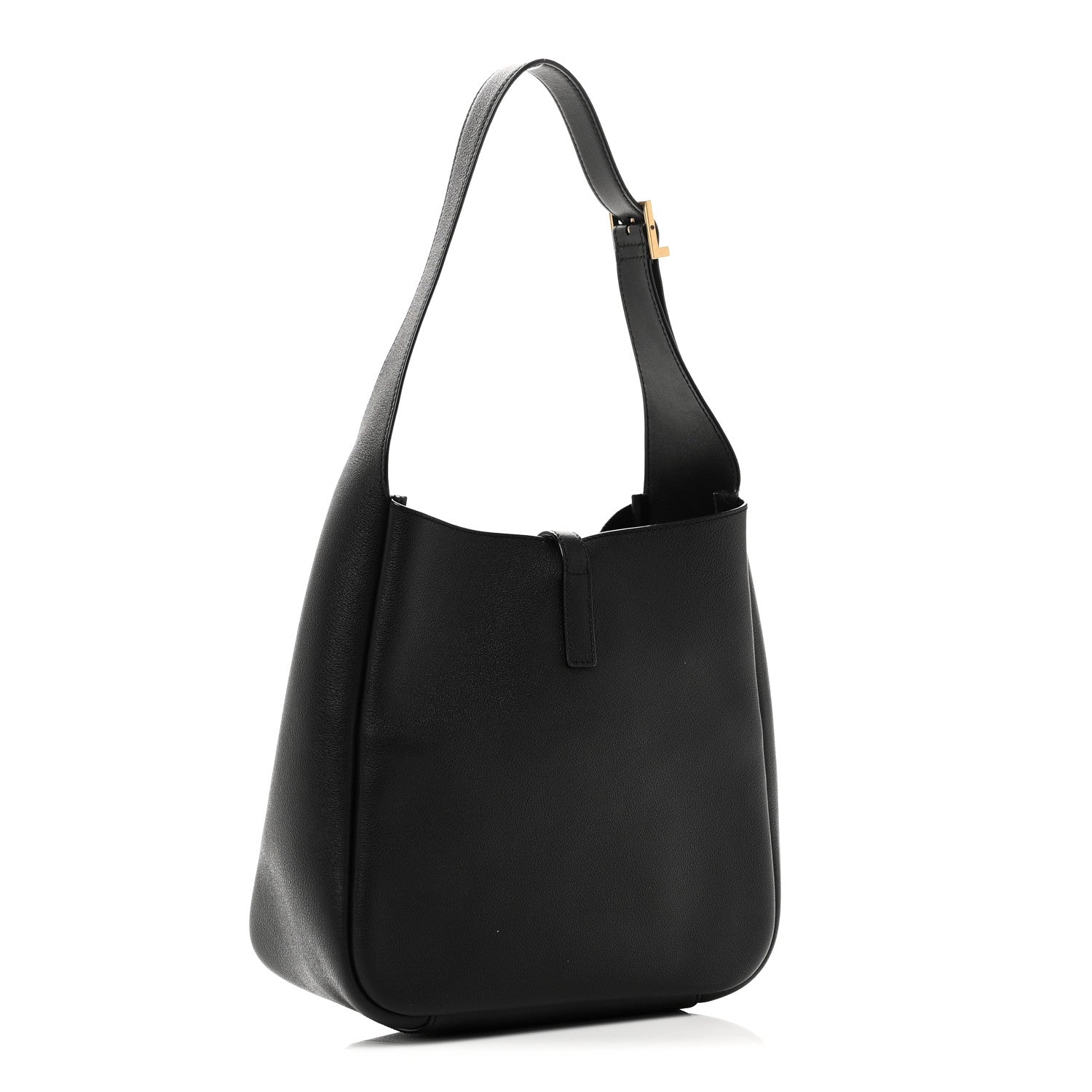 Smooth Calfskin Small Le 5 A 7 Soft Hobo Black