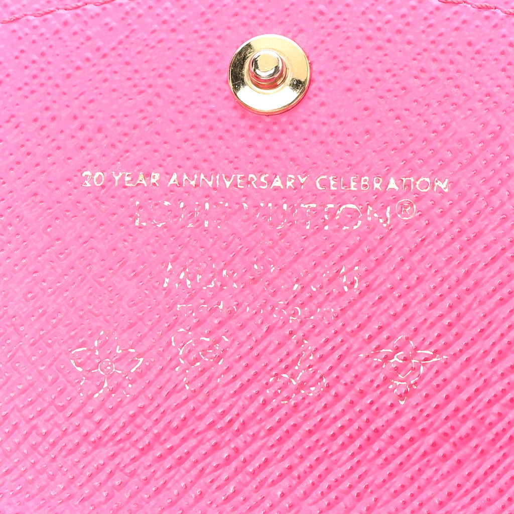 LV X TM Monogram Multicolor Rosalie Coin Purse White Kawaii Pink