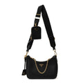Saffiano Lux Re-Edition 2005 Shoulder Bag Black