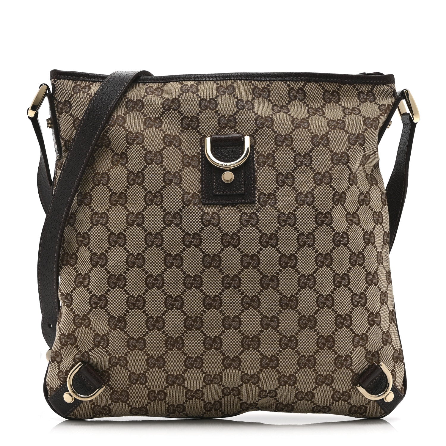 Monogram Abbey Messenger Bag Dark Brown