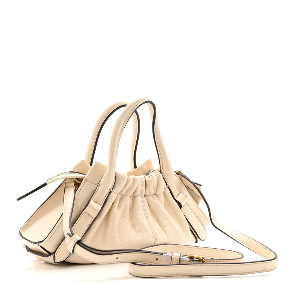 Calfskin Small The Cristina Satchel Ivory