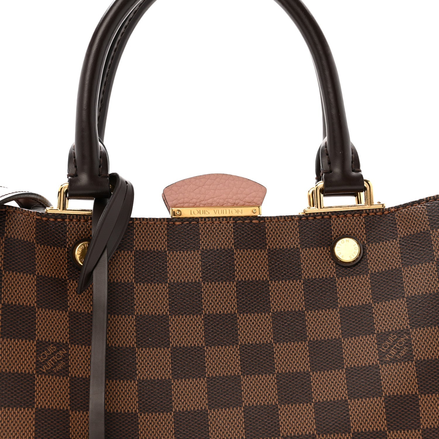 Damier Ebene Cuir Taurillon Brittany Magnolia