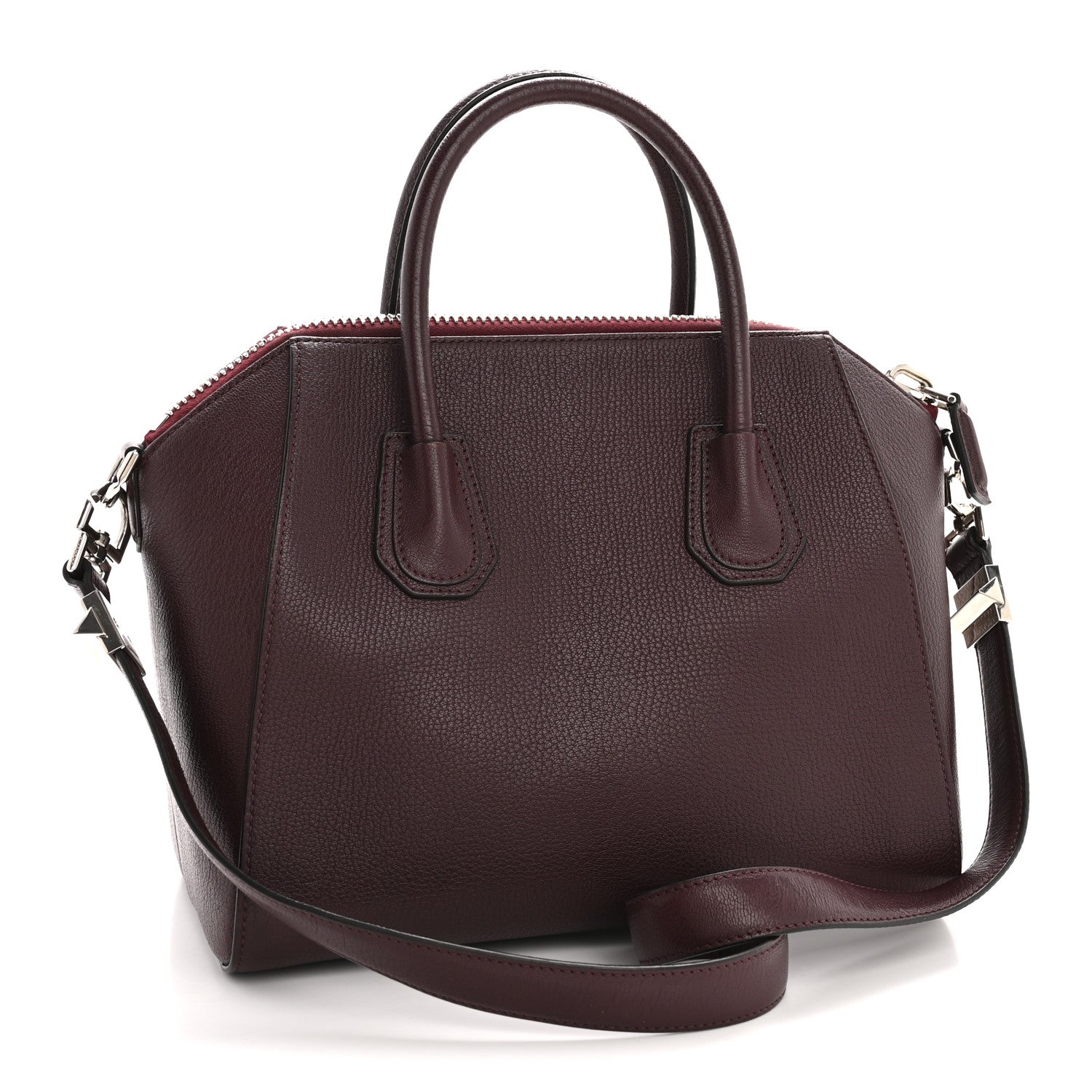 Sugar Goatskin Small Antigona Aubergine