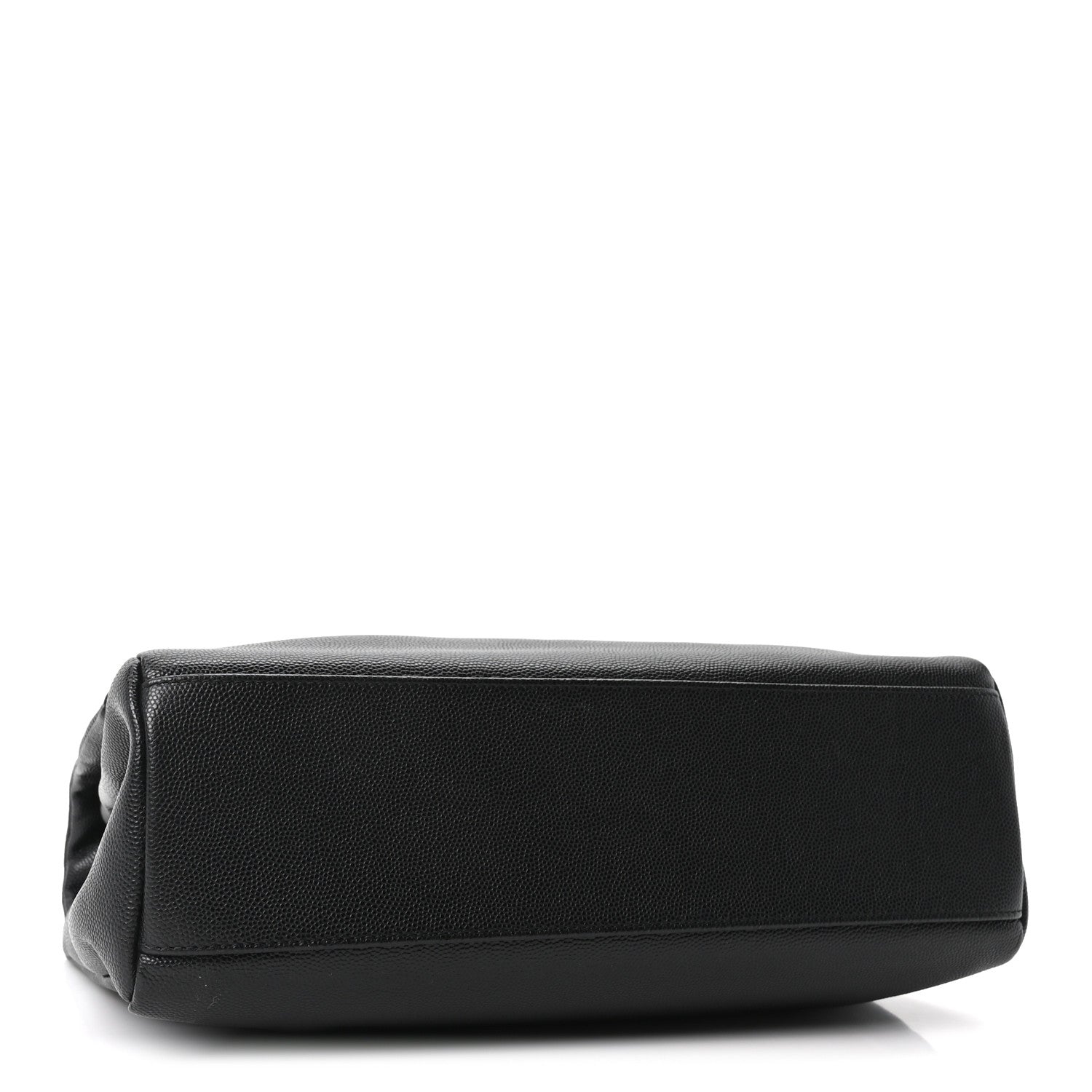Grain De Poudre Medium West Hollywood Monogram Fold-Over Black