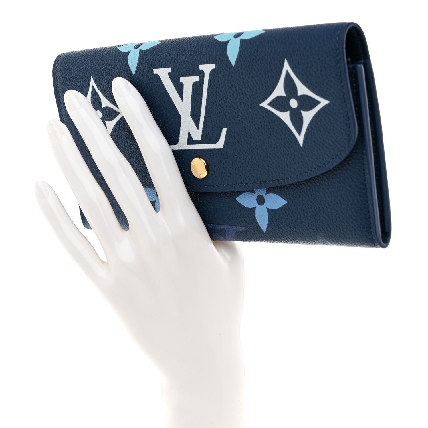 Empreinte Monogram Giant Emilie Wallet Gradient Blue