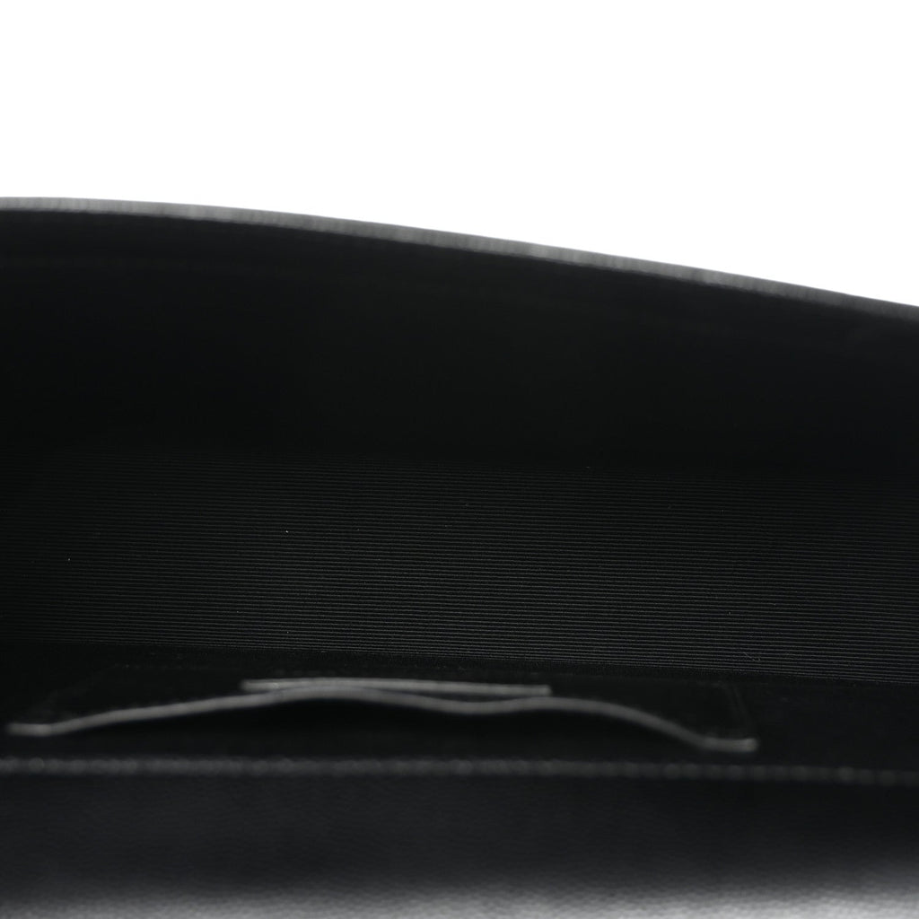 Grain De Poudre Medium Classic Monogram Kate Satchel Black
