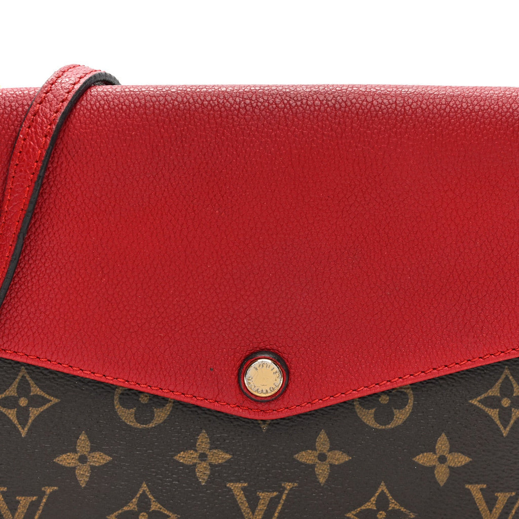 Monogram Twice Pochette Cherry