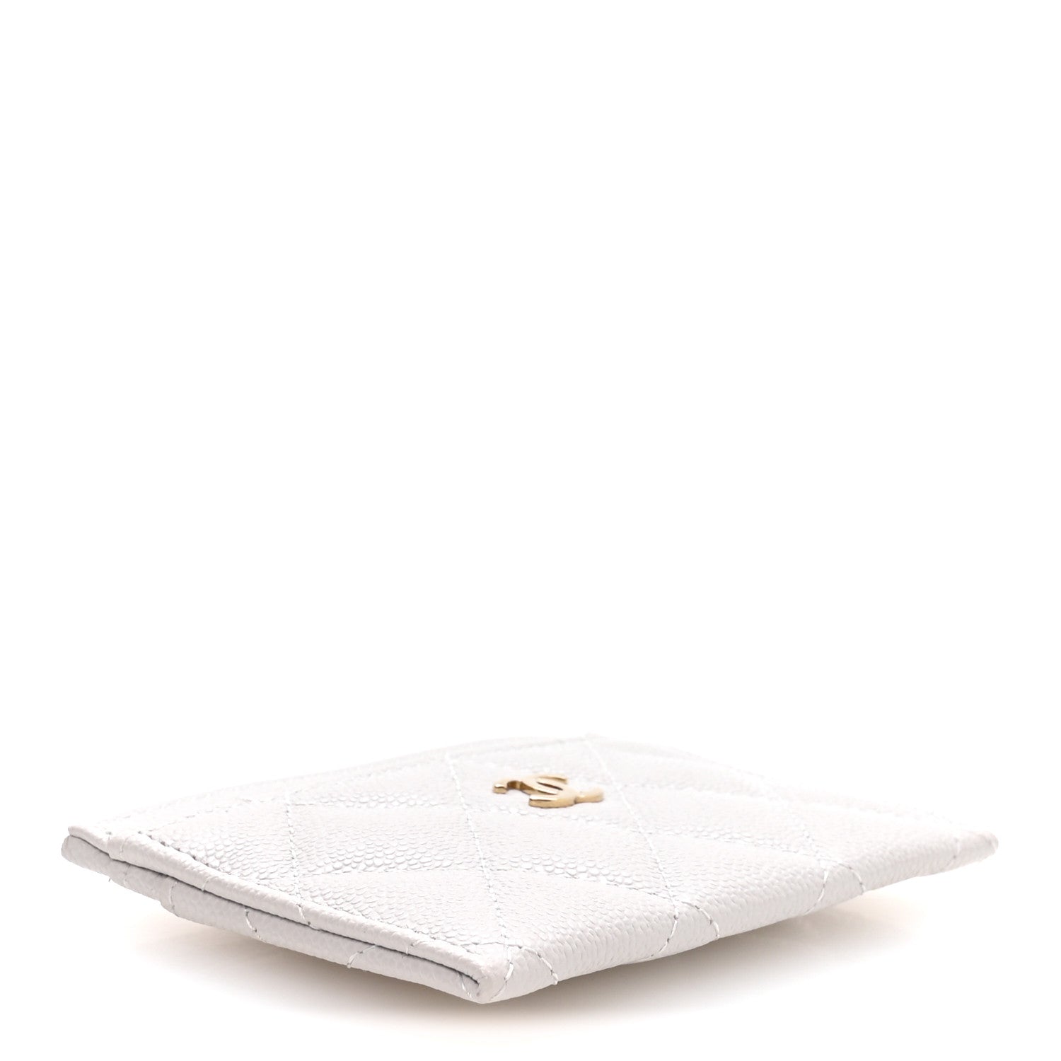 Caviar Quilted  Holder Light Grey