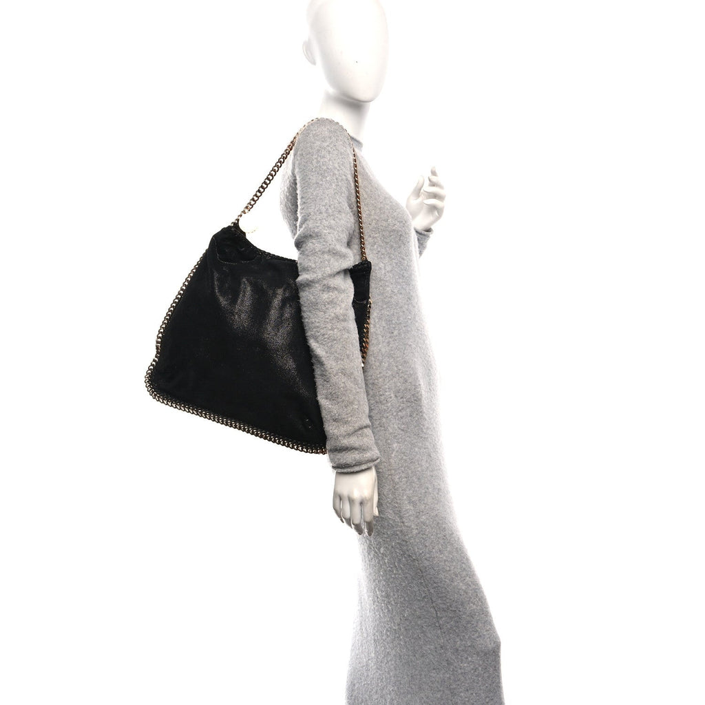 Shaggy Deer Falabella Hobo Black
