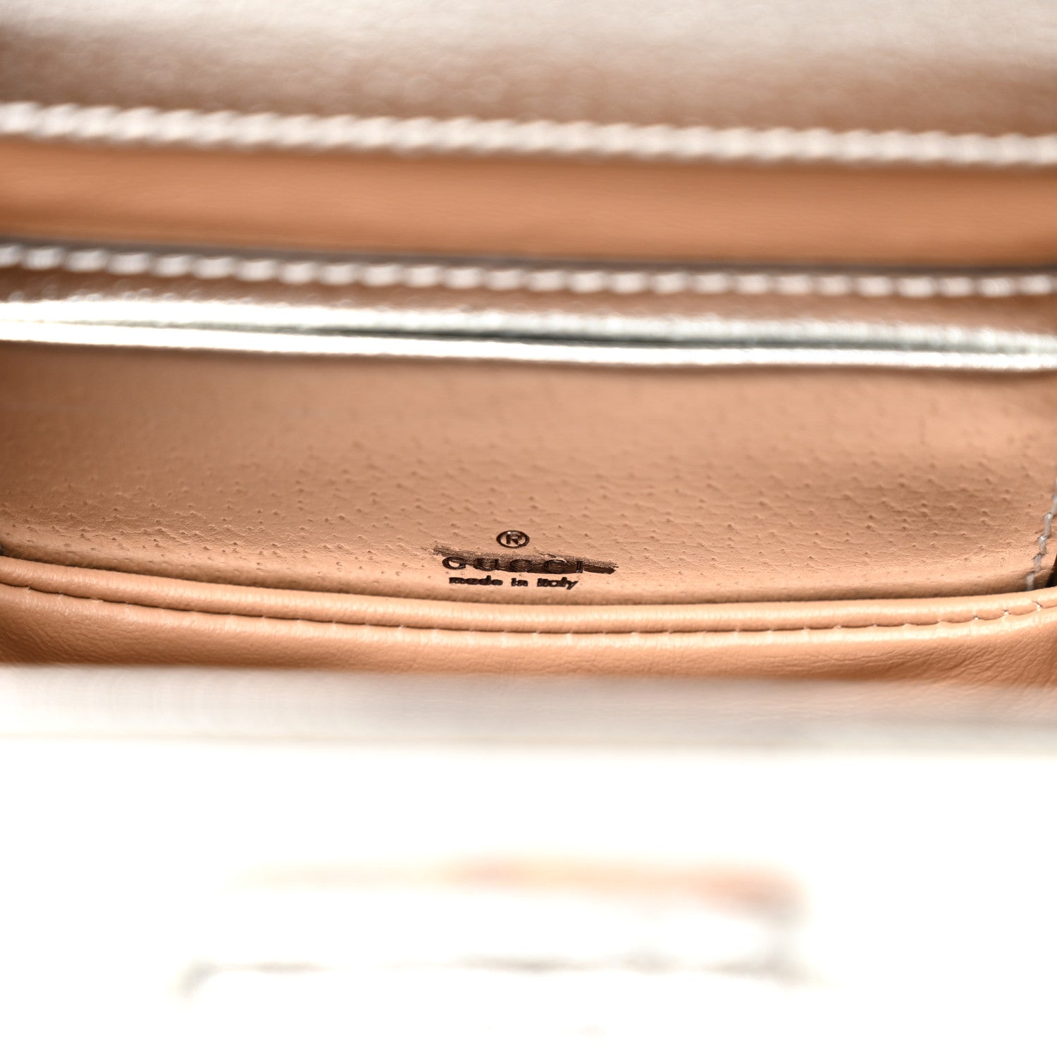 Boarded Dyana Lux Calfskin Mini Bamboo 1947 Top Handle Bag Silver