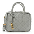 Lambskin Intrecciato Small Getaway Agate Grey