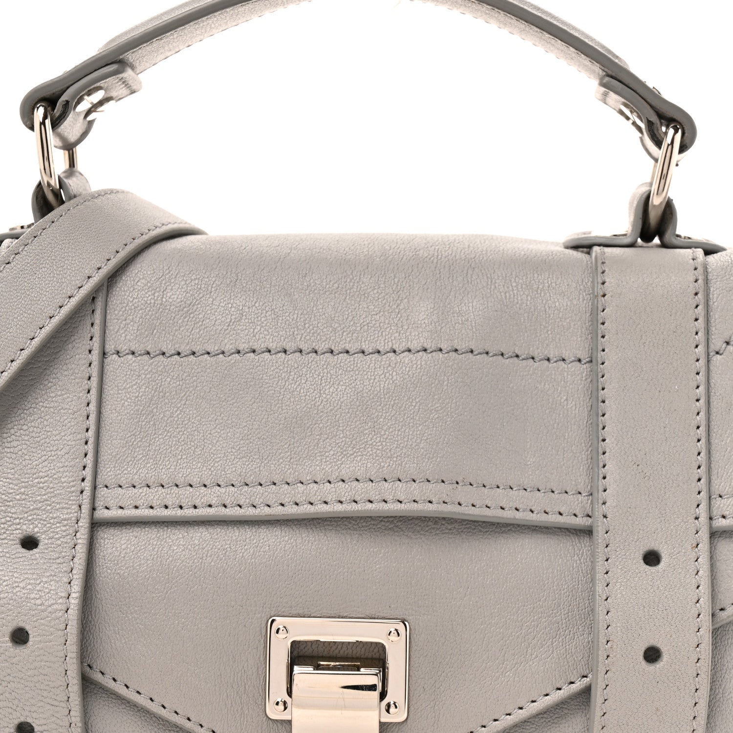 Lambskin PS1 Satchel Fog