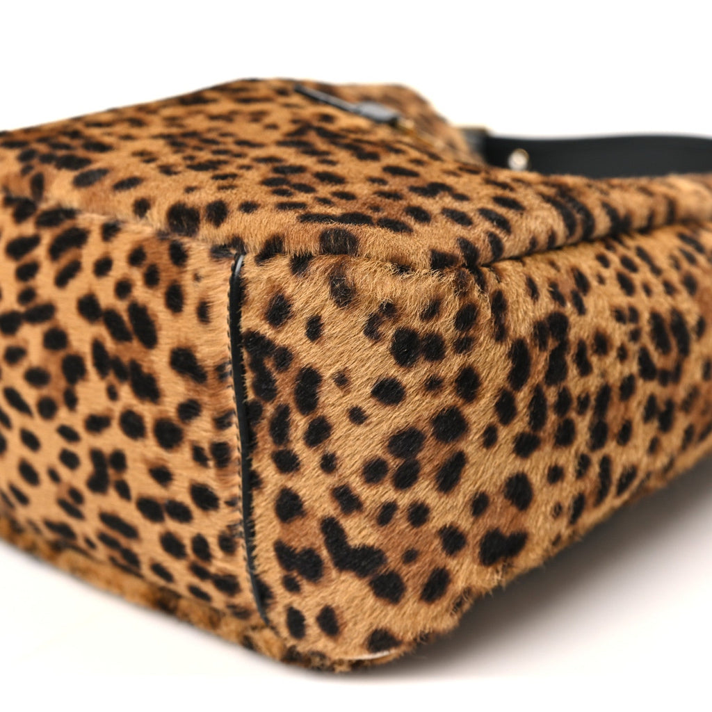 Pony Hair Leopard Print Small Le 5 A 7 Soft Hobo