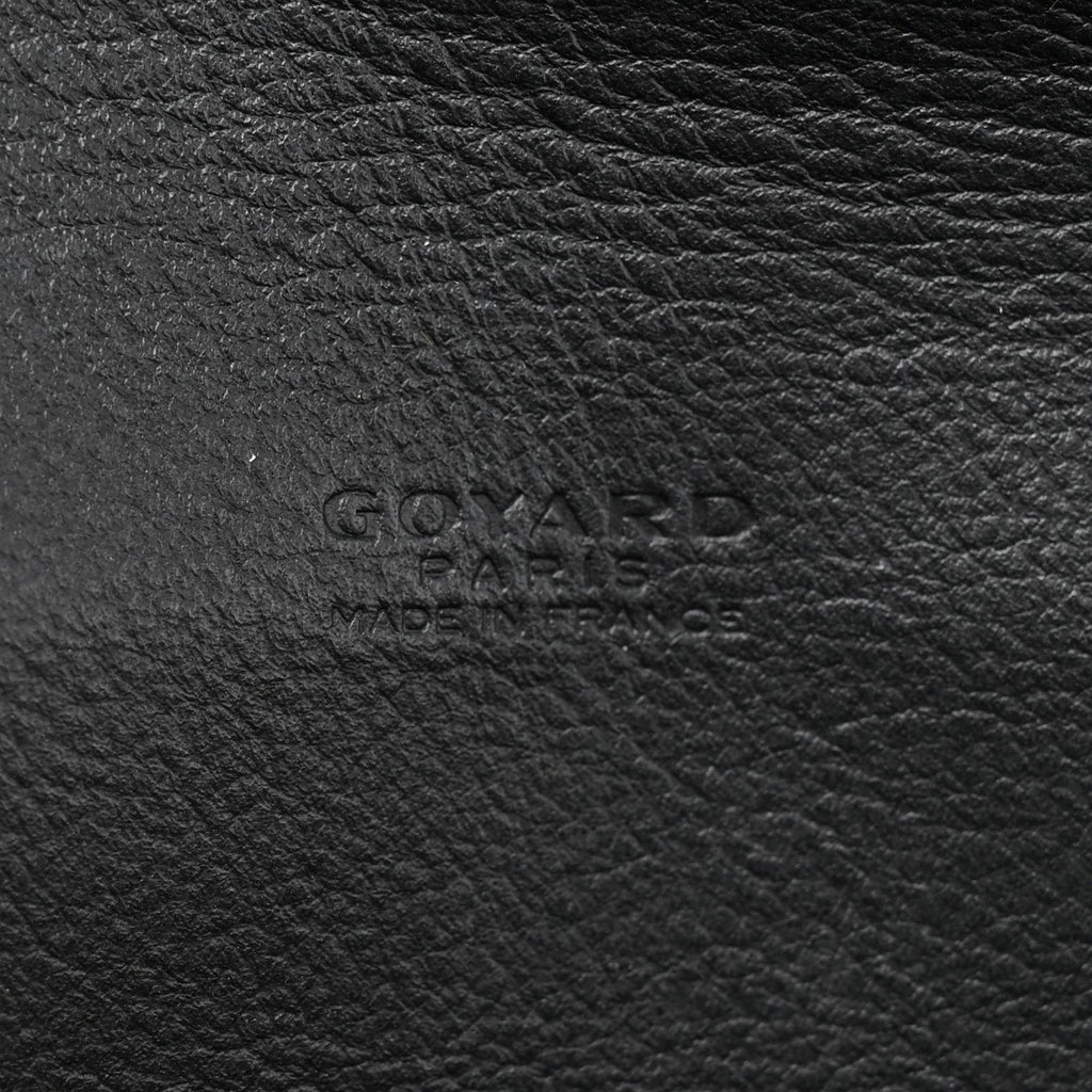 Goyardine Calfskin Chypre Wallet Pouch Black