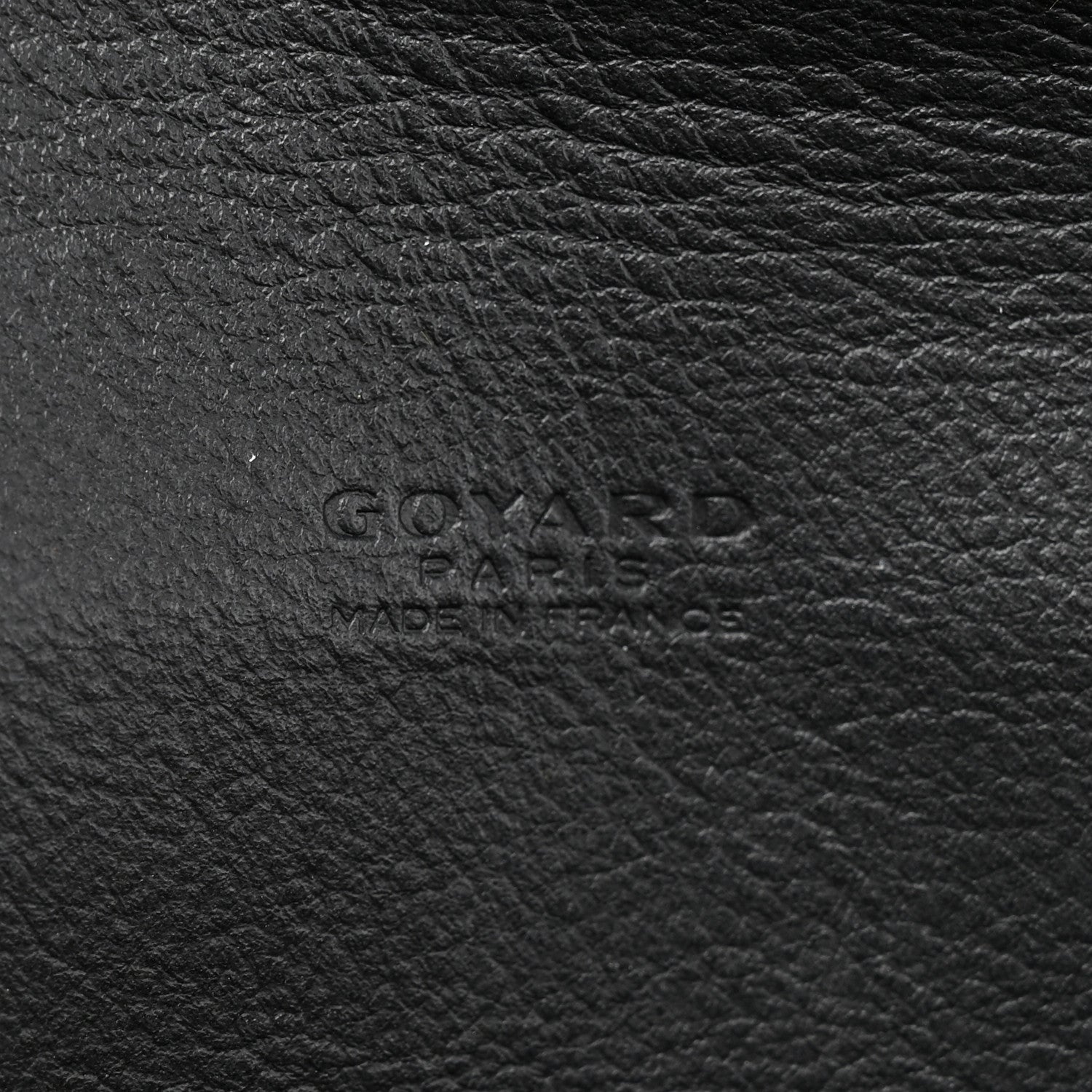 Goyardine Calfskin Chypre Wallet Pouch Black