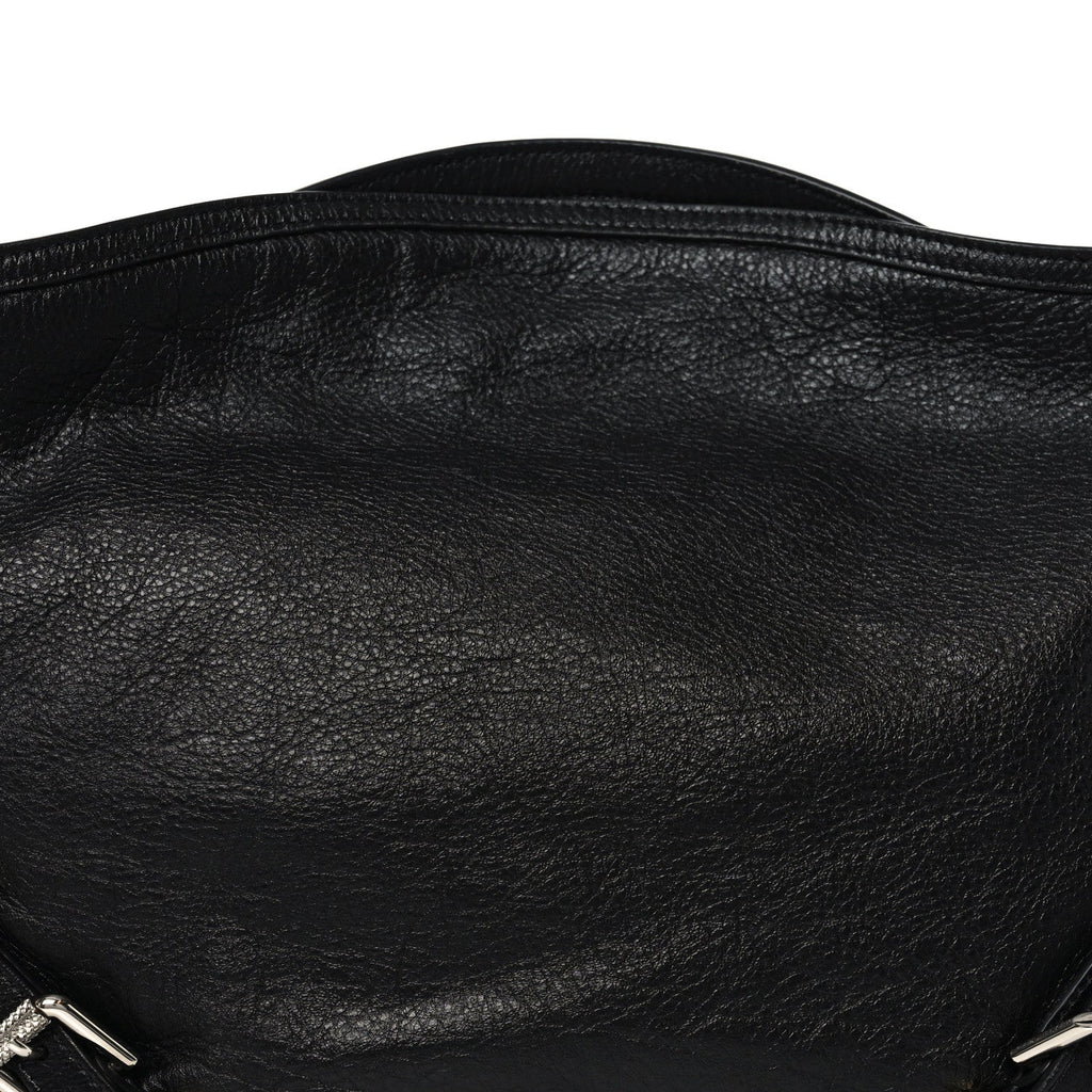 Calfskin Medium Voyou Bag Black