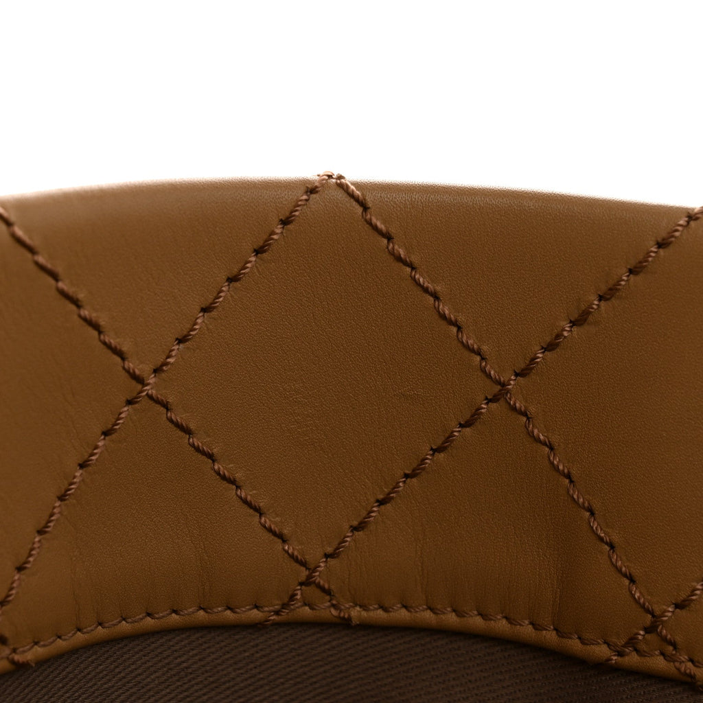 Calfskin Stitched CC Pocket Tote Beige